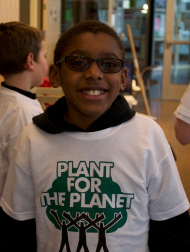 Isaac Vergun at the United Nations Environmental Programme sponored Plant for the Planet Academy in Seattle